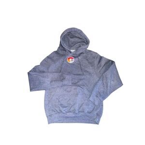 Wears Woody XS blue go coastal funky woody wagon beach surf hoodie pullover